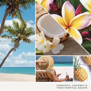 Yankee Candle Studio Medium Candle, Coconut Beach, 10 oz: Long-Lasting, Essential-Oil Scented Soy Wax Blend Candle | 40-65 Hours of Burning Time