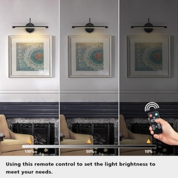 JOOSENLUX Battery Operated Wall Lights with Remote Control