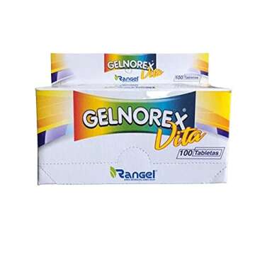 Rangel Gelnorex Vita Adults Vitamin B Supplement 100 Tablets,100 Count (Pack of 1)