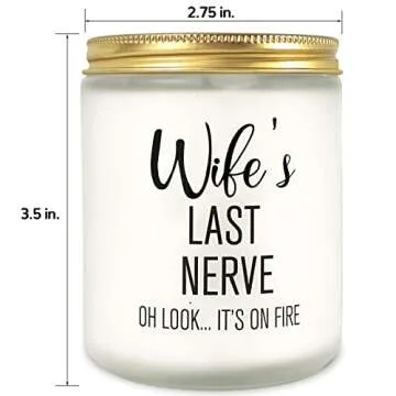 Wife's Last Nerve Candle for Relaxation and Gifts