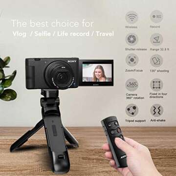 Wireless Camera Remote Control Shooting Grip and Tripod with Remote Shutter Release - Replaces GP-VP...