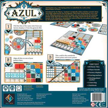 Azul Tile Placement Game | Family Fun for 2-4 Players
