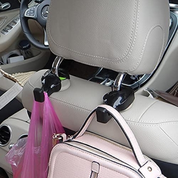 IPELY Back Seat Hanger Hooks for Organizing Bags & Groceries