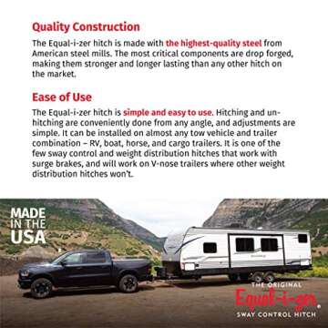 Equal-i-zer 4-point Sway Control Hitch, 10,000 Lbs Rating