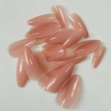 240pc Stiletto False Nails Set for DIY Nail Art