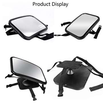 CYDZSW Shatterproof Rear View Baby Car Mirror