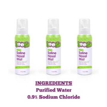 Gentle Nasal Decongestant for Babies - Boogie Baby Spray Mist