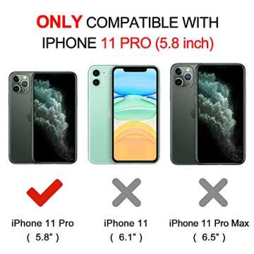 OTOFLY Compatible with iPhone 11 Pro Case,Ultra Slim Fit iPhone Case Liquid Silicone Gel Cover with ...