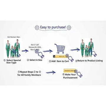 Benaive Family Christmas Pajamas Set for All Ages