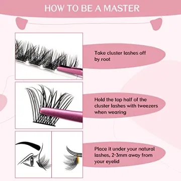 Pro LashBeauty 72 Pcs Cluster Lashes for DIY Extensions