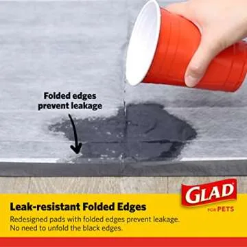 Glad Charcoal Puppy Pads 23" x 23" Absorbent Pee Pads