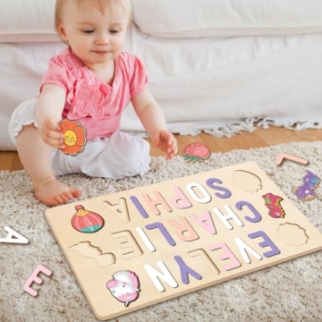 Custom Personal Name Puzzle for Toddlers - A Unique Gift