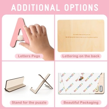 Custom Personal Name Puzzle for Toddlers - A Unique Gift