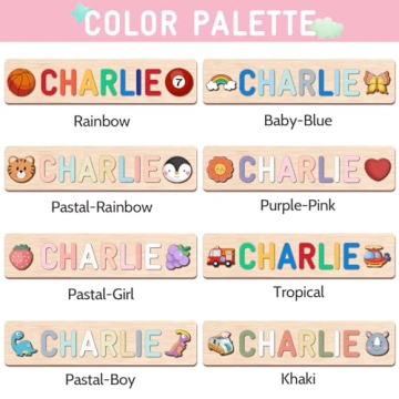 Custom Personal Name Puzzle for Toddlers - A Unique Gift