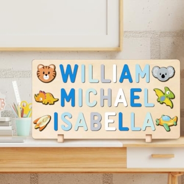 Custom Personal Name Puzzle for Toddlers - A Unique Gift