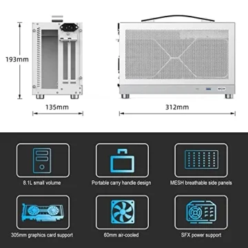 Compact S300 Gaming Case with USB 3.0 Type-C Port