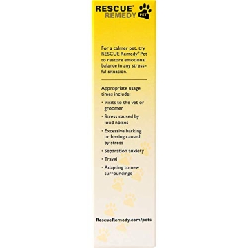 Bach RESCUE Remedy PET Dropper for Natural Pet Calming