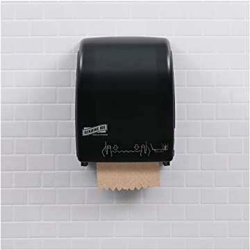 Genuine Joe GJO22600 Embossed Hardwound Roll Towels (Pack of 6), Natural