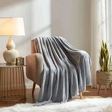 KMUSET Fleece Blanket Throw - Ultra Soft and Cozy Luxury