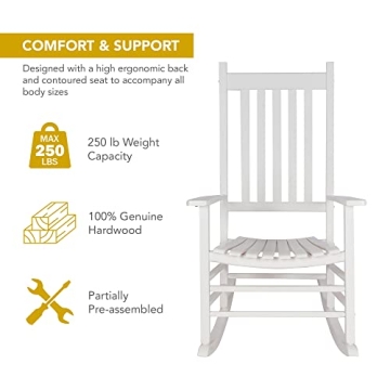 Shine Company Vermont Porch Rocker - Comfort and Style