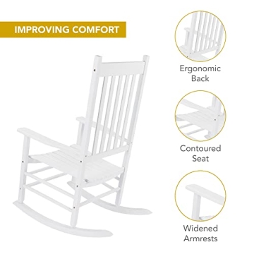 Shine Company Vermont Porch Rocker - Comfort and Style