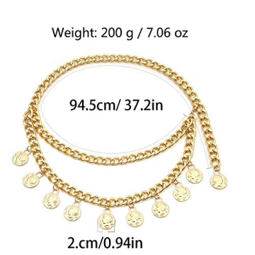 Jurxy Alloy Waist Chain Body Chain for Women - Adjustable and Stylish