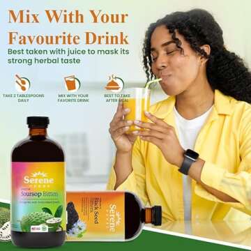 Soursop Bitters & Black Seed Bitters Bundle: Premium Antioxidant Blend for Immune Support, Gut Health & Overall Wellness, Non-GMO, 32 oz, 64 Servings