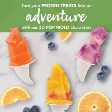 Tovolo Dino Popsicle Molds - Fun and Safe Frozen Treats