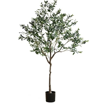 Realistic 76" Olive Tree for Elegant Home Decor