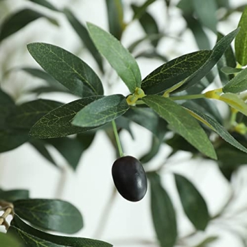 Realistic 76" Olive Tree for Elegant Home Decor