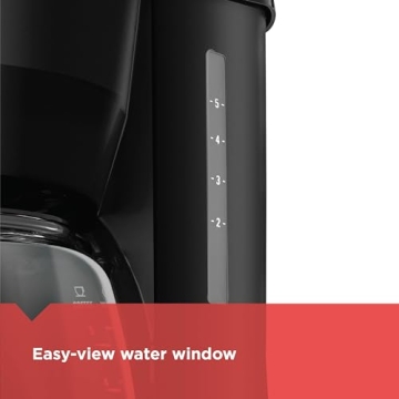 BLACK+DECKER 5-Cup Coffeemaker Compact Efficient Brewing