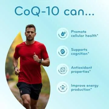 Clear Formulas Pure CoQ10 200mg 200 Capsules - Quick Absorption Non-GMO