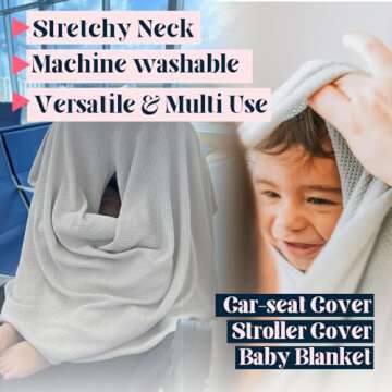 Breathable Nursing Cover for Stylish Breastfeeding