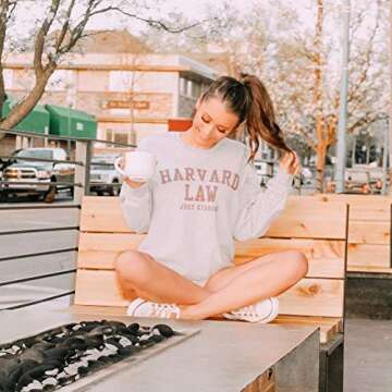 Customizable Harvard Law Just Kidding Crewneck Sweatshirt