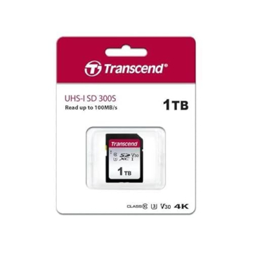 Transcend 1TB 300S SD Card for 4K UHD Recording
