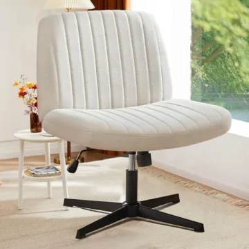 DUMOS Criss Cross Chair - Ergonomic Armless Office Seating