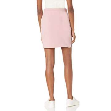 Amazon Essentials Women's Terry Cotton and Modal Drawstring Sweatshirt Skirt (Previously Daily Ritual), Dusty Pink, Medium
