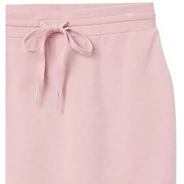 Amazon Essentials Women's Terry Cotton and Modal Drawstring Sweatshirt Skirt (Previously Daily Ritual), Dusty Pink, Medium