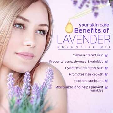 Natural Riches Organic Lavender Essential Oil with Premium Therapeutic Quality Pure USDA Certified -...