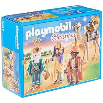 Playmobil 9497 Christmas Three Wise Kings, Fun Imaginative Role-Play, PlaySets Suitable for Children Ages 4+