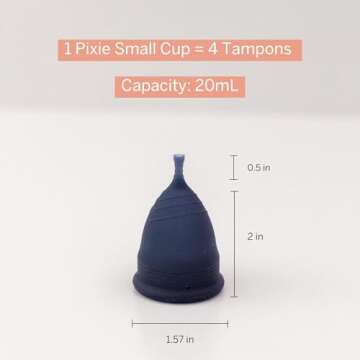 Eco-Friendly Pixie Menstrual Cups - Medical-Grade Silicone