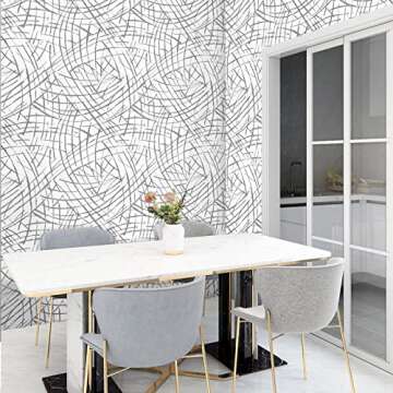 Stylish SUNBABY Peel and Stick Wallpaper Cat Paw Design