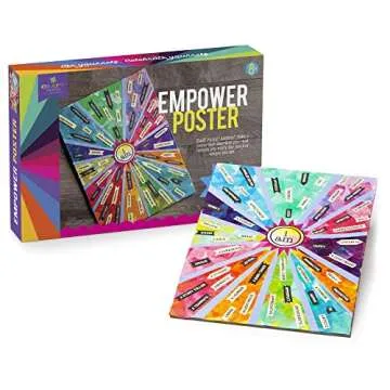 Craft-tastic —Empower Poster — Craft Kit — Design a One-of-a-Kind Inspirational Poster — Ages 8+