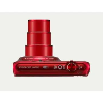 Nikon COOLPIX S6500 Wi-Fi Digital Camera with 12x Zoom (Red)