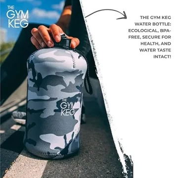 The Gym Keg 74oz Water Bottle for Gym and Fitness