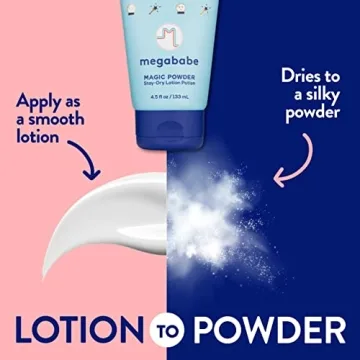 Megababe Sweat Absorbing Magic Powder Lotion - Talc-Free