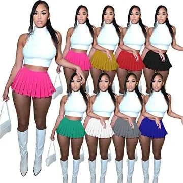 Chic Women's Mini Pleated Skirt for Stylish Occasions