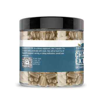 Earthborn Elements Chamomile Extract 200 Capsules, Pure & Undiluted, No Additives