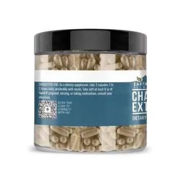 Earthborn Elements Chamomile Extract 200 Capsules, Pure & Undiluted, No Additives