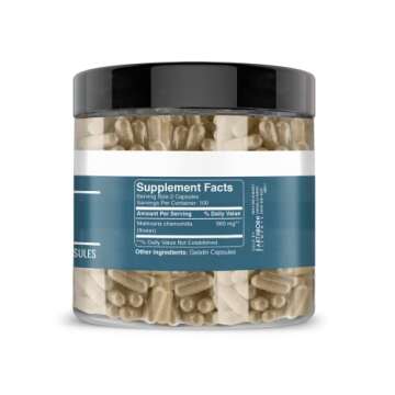 Earthborn Elements Chamomile Extract 200 Capsules, Pure & Undiluted, No Additives